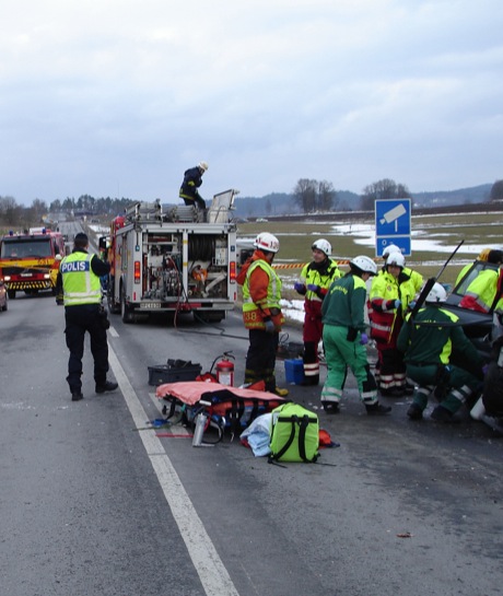 Volvo publica imágenes de un accidente real