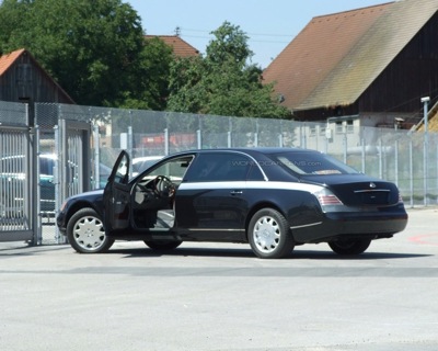 Fotos espías del renovado Maybach 62