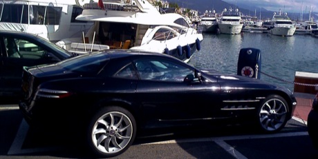 Mercedes SLR McLaren avistado en Marbella