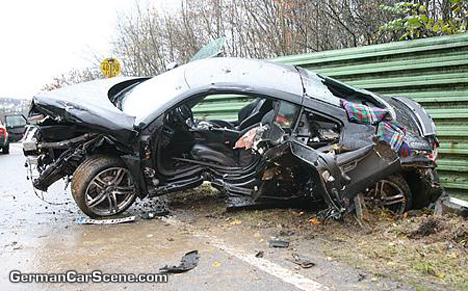 accidente de Audi R8