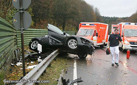 Terrible accidente de Audi R8