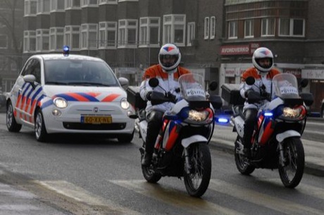 Primer Fiat 500 de policía