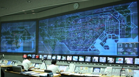 El centro de control de tráfico de Tokio: pura tecnología