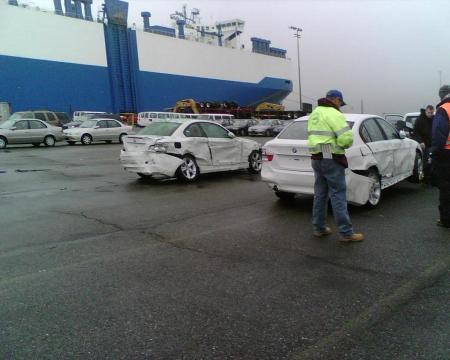 370 BMW heridos en un barco