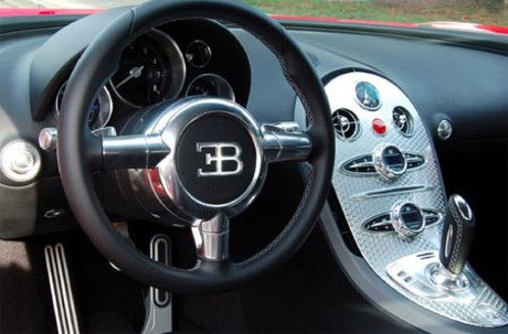 Bugatti Veyron en rojo