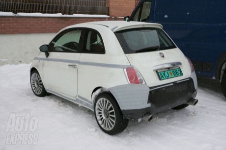 Fiat 500 Abarth, más fotos espía
