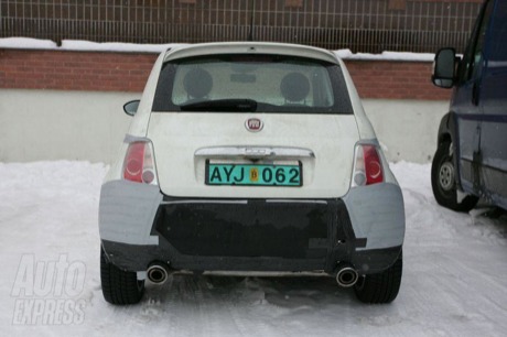 Fiat 500 Abarth, más fotos espía