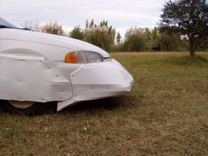 Mejorando la aerodinámica a base de "destrozar" un Honda Civic de 5º generación