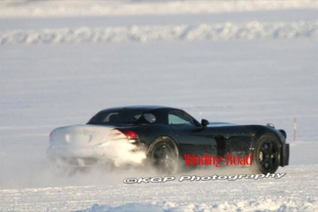 En la nieve: más fotos espía del Mercedes SLC