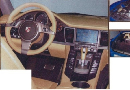 Foto del interor del Porsche Panamera