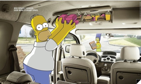 La campaña del nuevo Renault Kangoo, protagonizada por los Simpson