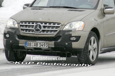 Mercedes ML320 híbrido, cazado