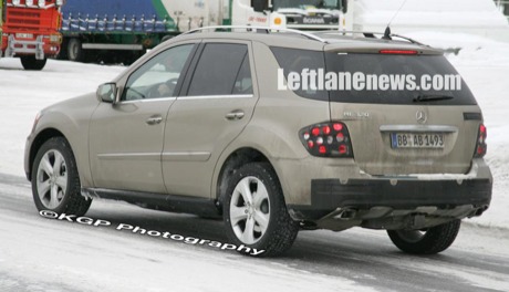 Mercedes ML320 híbrido, cazado