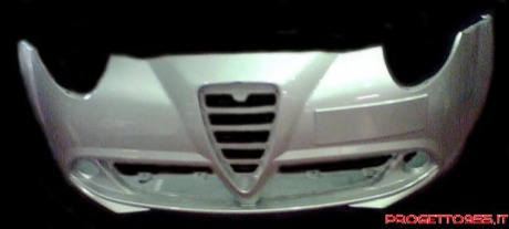 El frontal del Alfa Junior, al descubierto