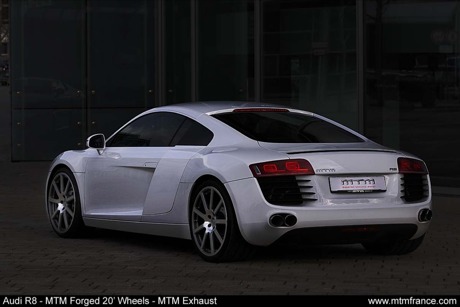 Fotos en directo del Audi R8 MTM en blanco impoluto