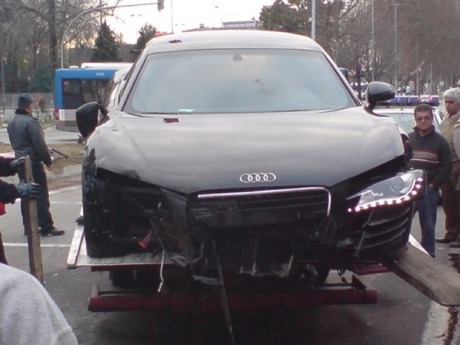 accidente Audi R8