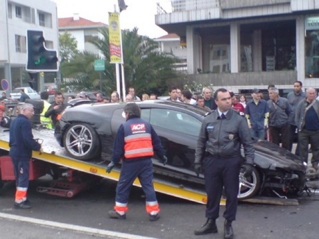 accidente Audi R8