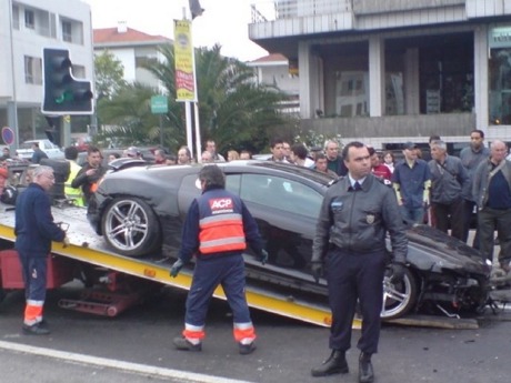 Otro Audi R8 siniestrado