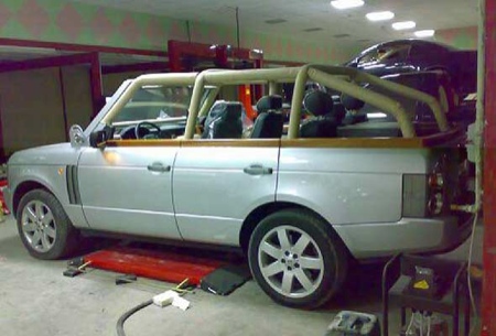 Range Rover descapotable