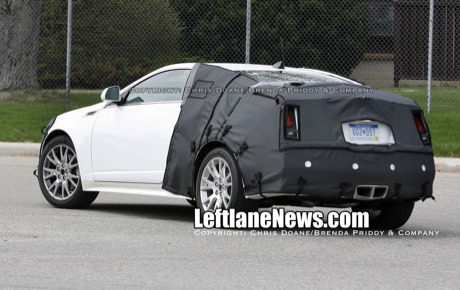 Nuevas fotos espía del Cadillac CTS Coupé