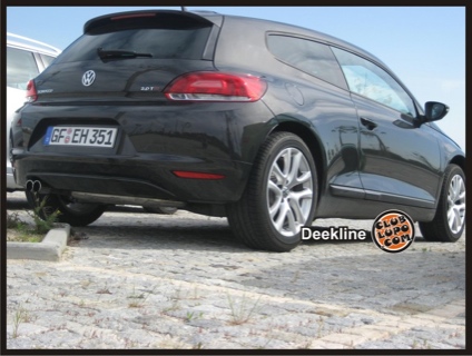 El Volkswagen Scirocco, también cazado