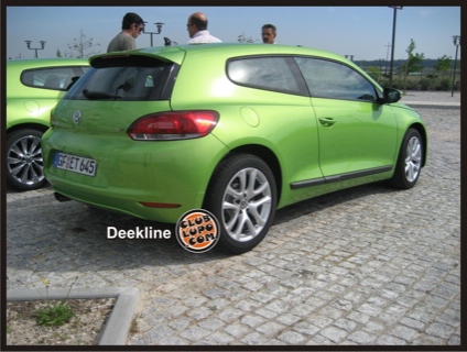 El Volkswagen Scirocco, también cazado