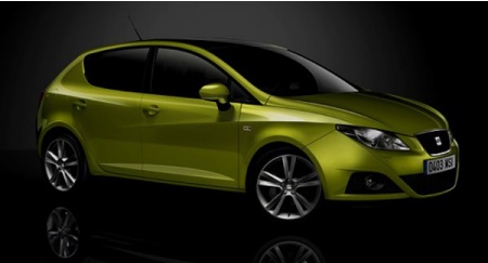 SEAT Ibiza 2008, en color verde