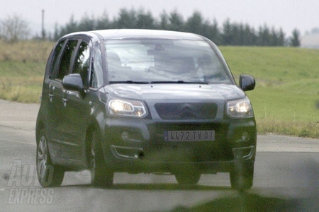 Citroën C3 MPV, fotos espía