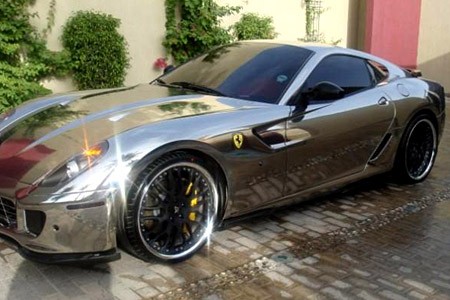 Ferrari 599 GTB cromado