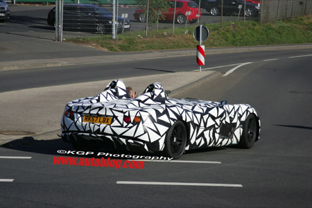 McLaren SLR Speedster, nuevas fotos espía