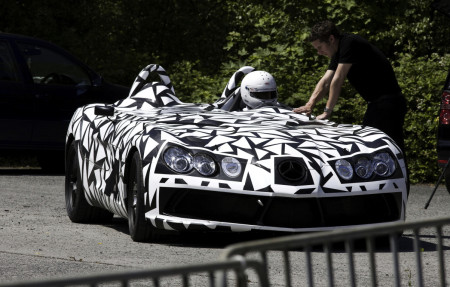 Mercedes SLR Speedster, fotos espía