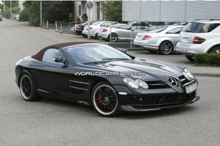 Mercedes SLR McLaren 722 Roadster, primeras fotos espía