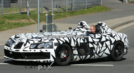 Nuevas fotos espía del Mercedes SLR Speedster