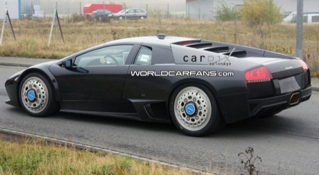 Primera mula de pruebas del nuevo Lamborghini Murcielago, cazada