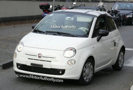 Fotos espía del Fiat 500 cabrio