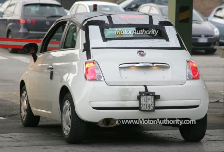 Fotos espía del Fiat 500 cabrio