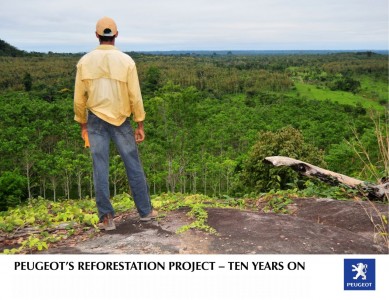 Peugeot celebra el décimo aniversario de su proyecto de reforestación