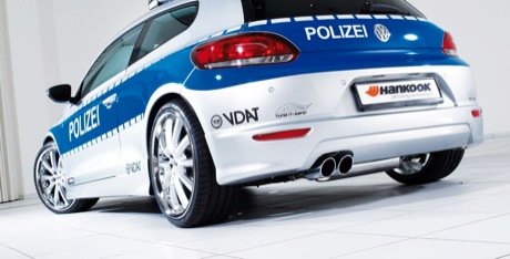 Volkswagen Scirocco de policía
