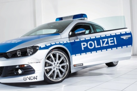 Volkswagen Scirocco de policía
