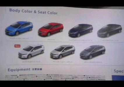 Se filtra el catálogo del Honda Insight japonés