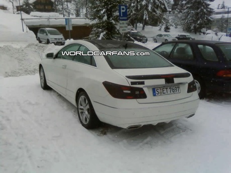 Primeras fotos espía del Clase E Coupé AMG