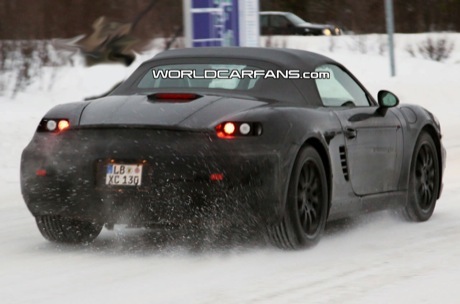 Nueva generación del Porsche Boxster,  cazada