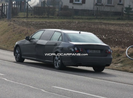 Mercedes Clase E Pullman, fotos espía