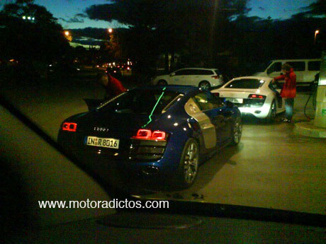 Varios Audi R8 5.2 FSI de producción, ¡cazados en Marbella!