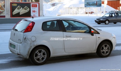 Fotos espía del renovado Fiat Grande Punto