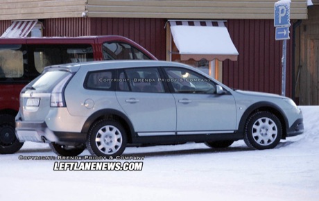 Saab 9-3X, prácticamente sin camuflaje