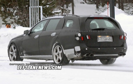 Mercedes E63 AMG Estate, nuevas fotos espía