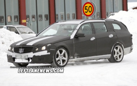 Mercedes E63 AMG Estate, nuevas fotos espía