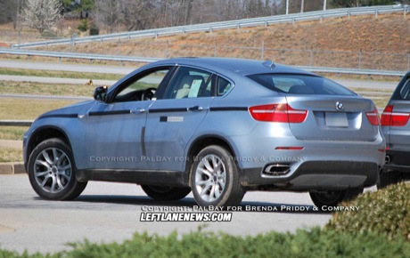 BMW X6 ActiveHybrid, cazado