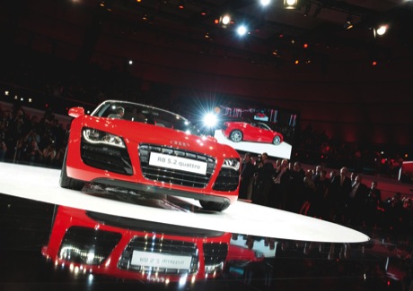 Audi R8 Spider, ¡fotos oficiales desde Frankfurt!